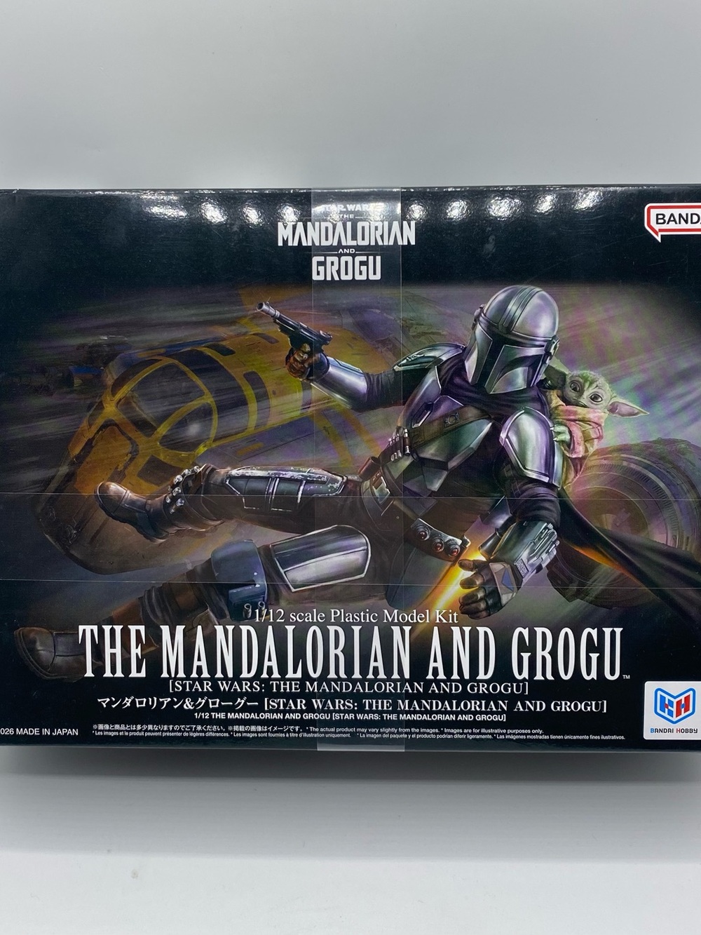 Bandai Hobby Star Wars The Mandalorian & Grogu 1/12 Scale Figure Model Kit